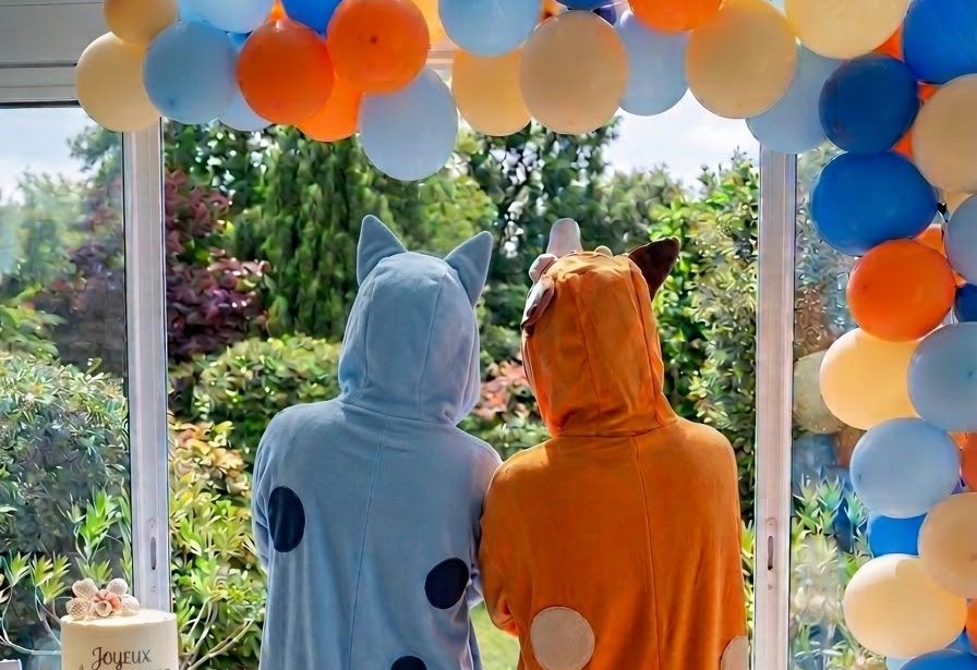 Anniversaire Bluey à domicile