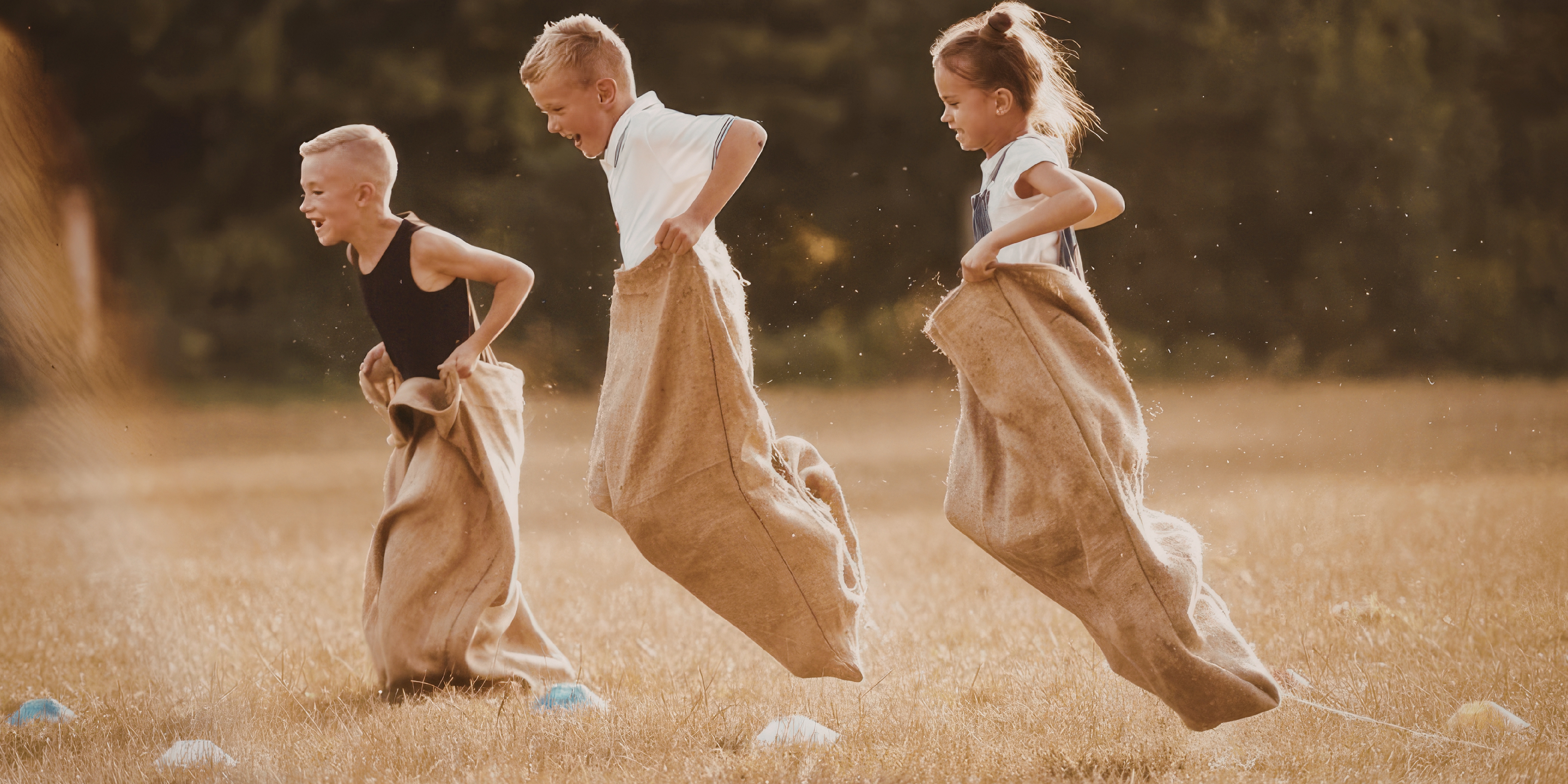 course en sac jeux anniversaire exterieur